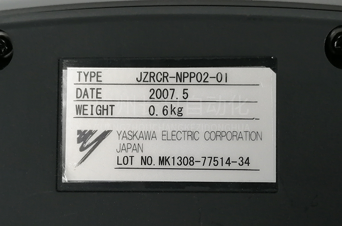 安川潔凈室機器人示教器JZRCR-NPP02-01